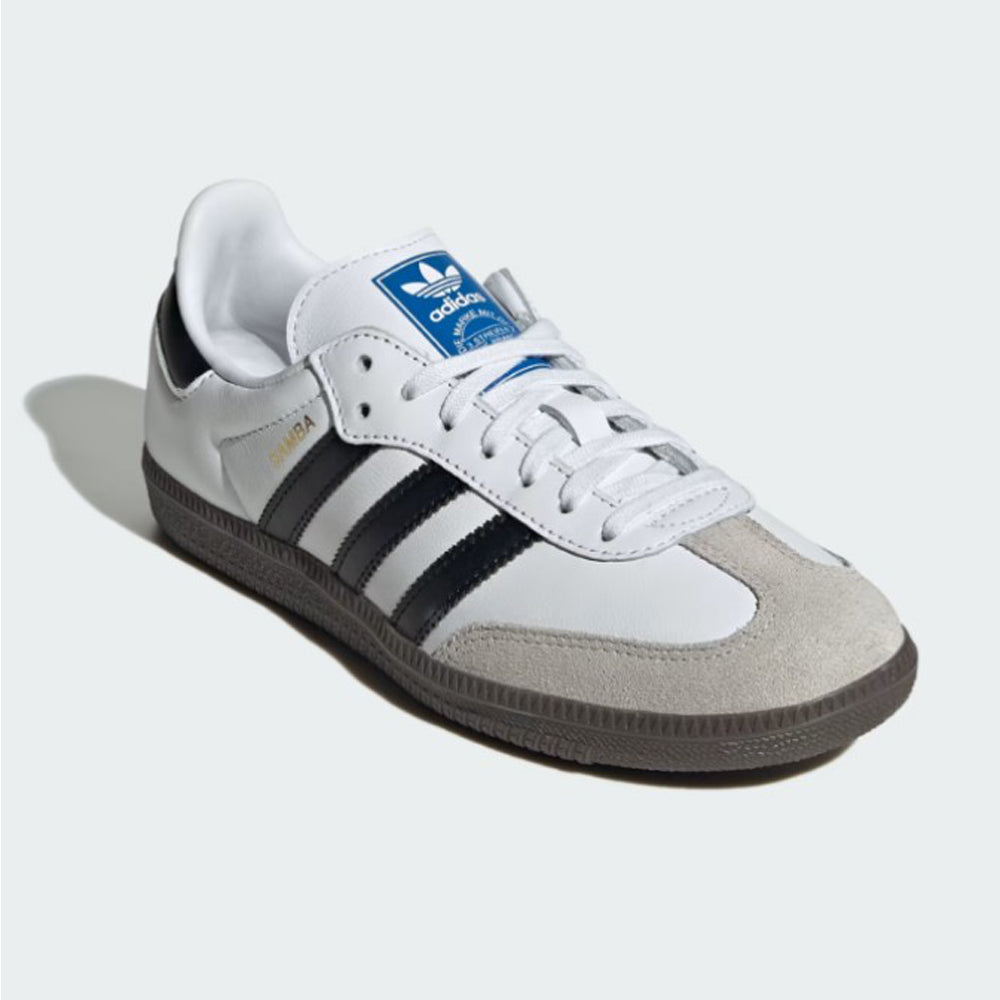 Tenis Casual Para Dama Adidas Samba OG Blanco Negro Ab0701