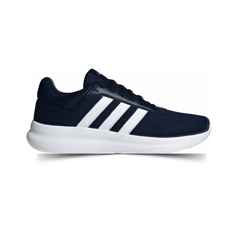 Tenis Deportivo Para Caballero Adidas Lite Racer 4 Marino Blanco Ab0701