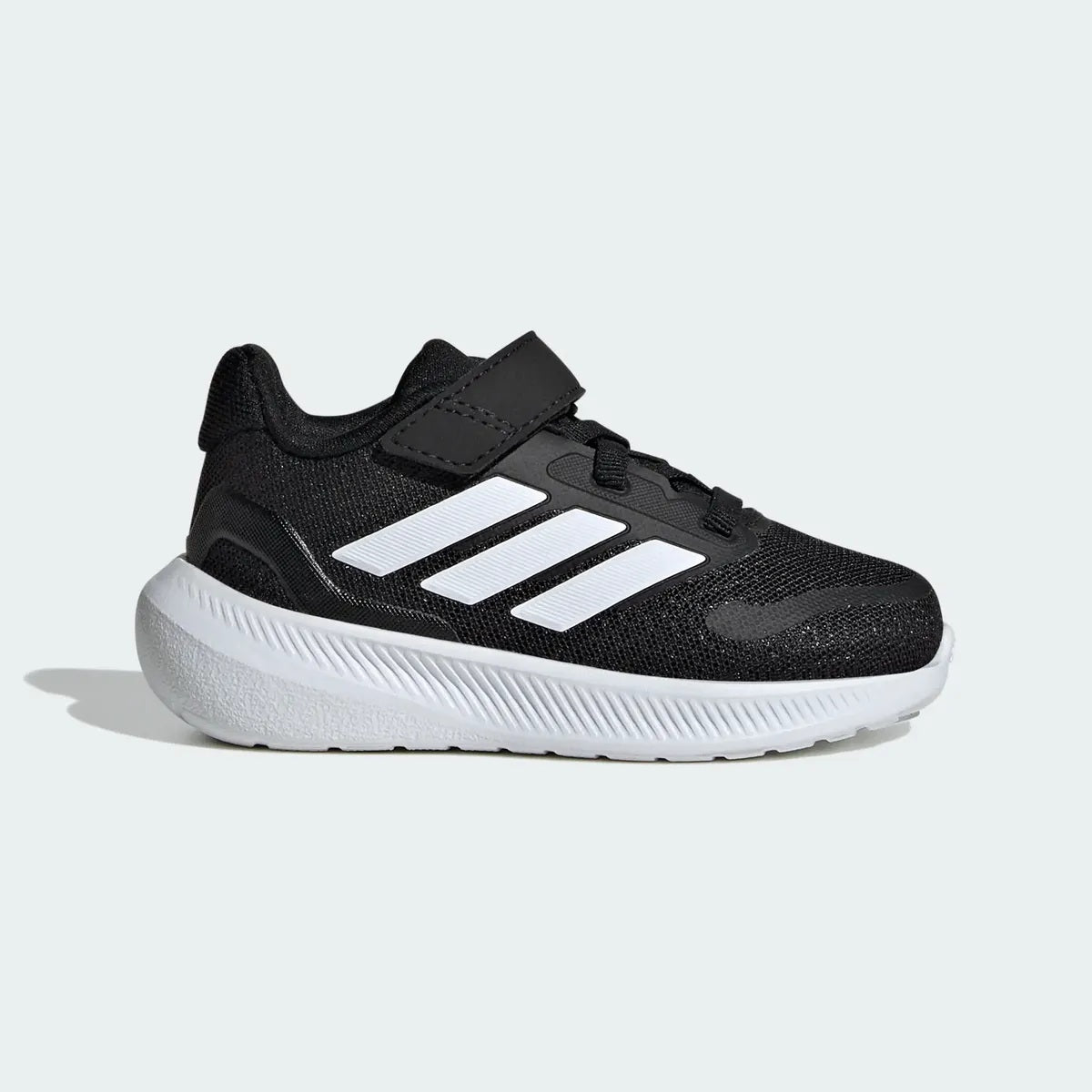 Tenis Deportivo Para Bebe Adidas Runfalcon 5 Negro Blanco Ab0701