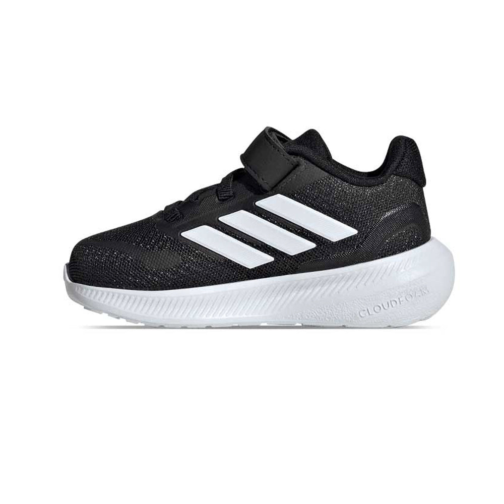 Tenis Deportivo Para Bebe Adidas Runfalcon 5 Negro Blanco Ab0701