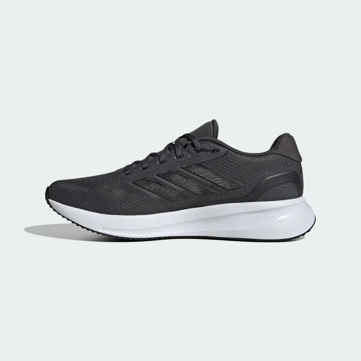 Tenis Deportivo Para Caballero Adidas Runfalcon 5 Gris Negro Ab0701