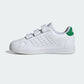 Tenis Casual Para Niño Adidas Advantage Base 2.0 Blanco Verde Ab0701