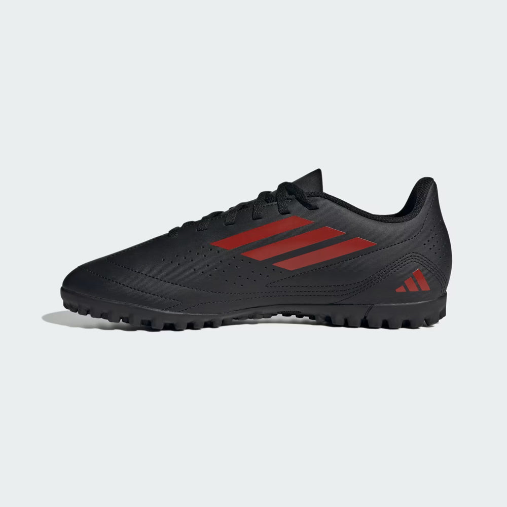Tenis De Futbol Para Joven Dama Adidas Deportivo III TF Negro Rojo Ab0701