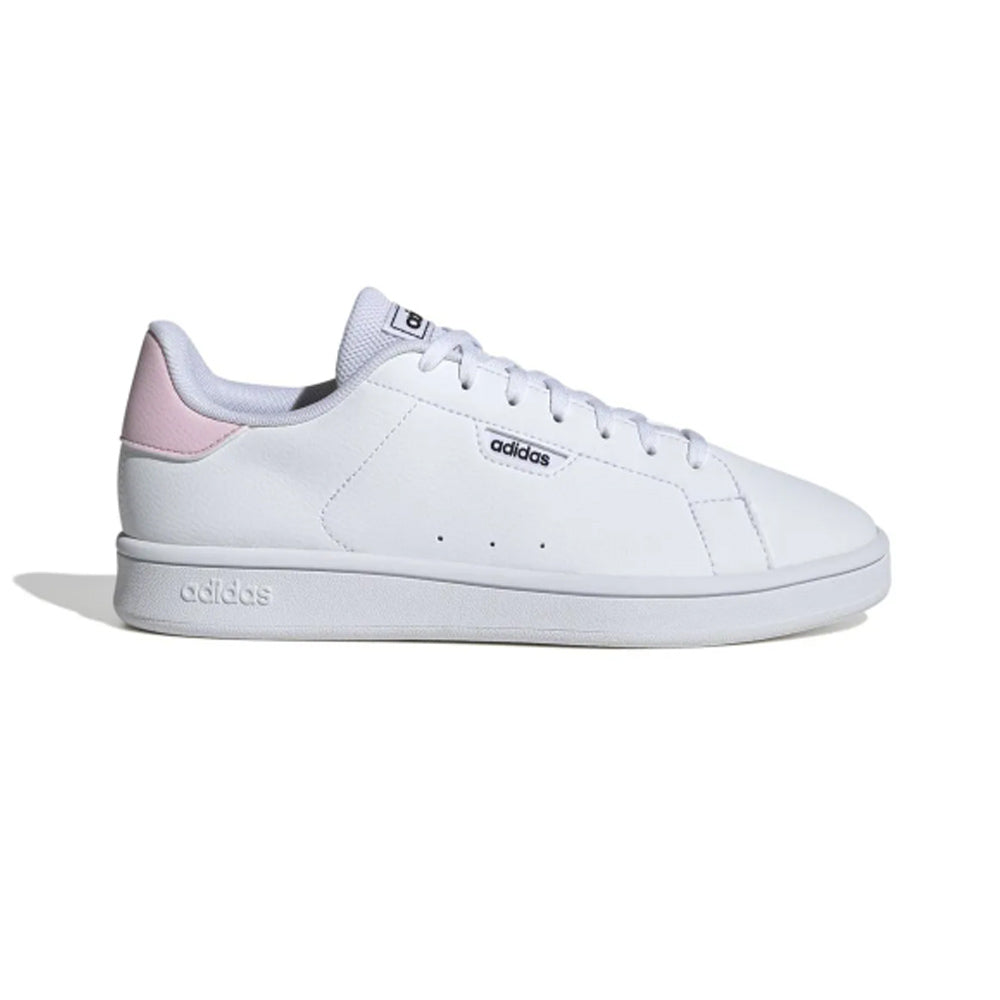 Tenis Casual Para Dama Adidas Urban Court Blanco Rosa Ab0701