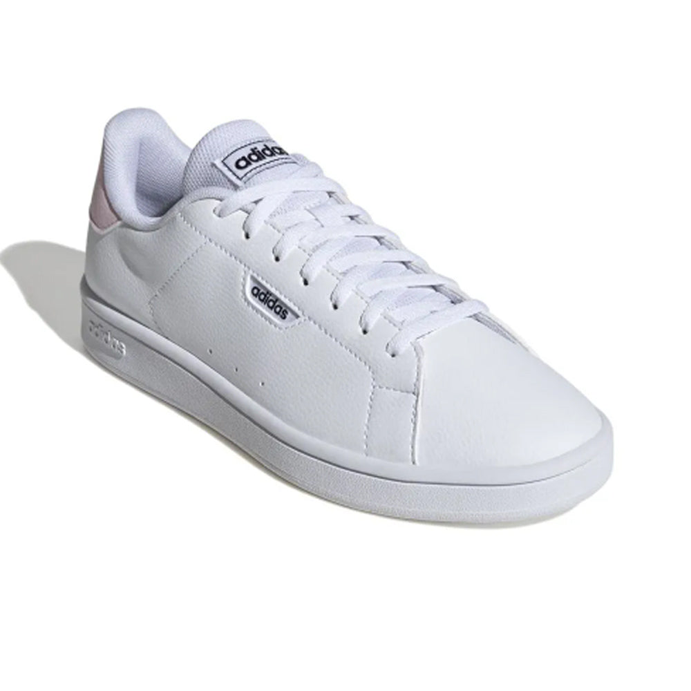 Tenis Casual Para Dama Adidas Urban Court Blanco Rosa Ab0701