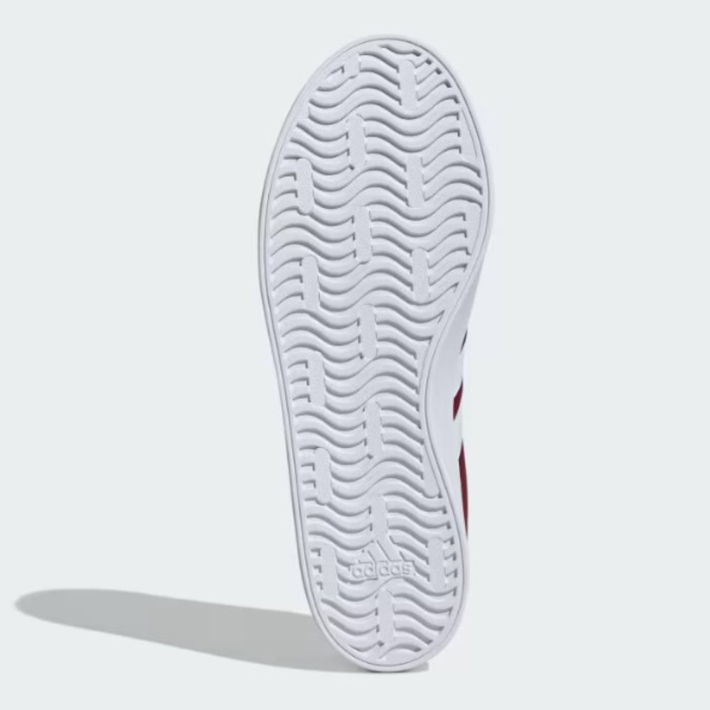 Tenis Casual Para Caballero Adidas VL Court 3.0 Vino Blanco Ab0701