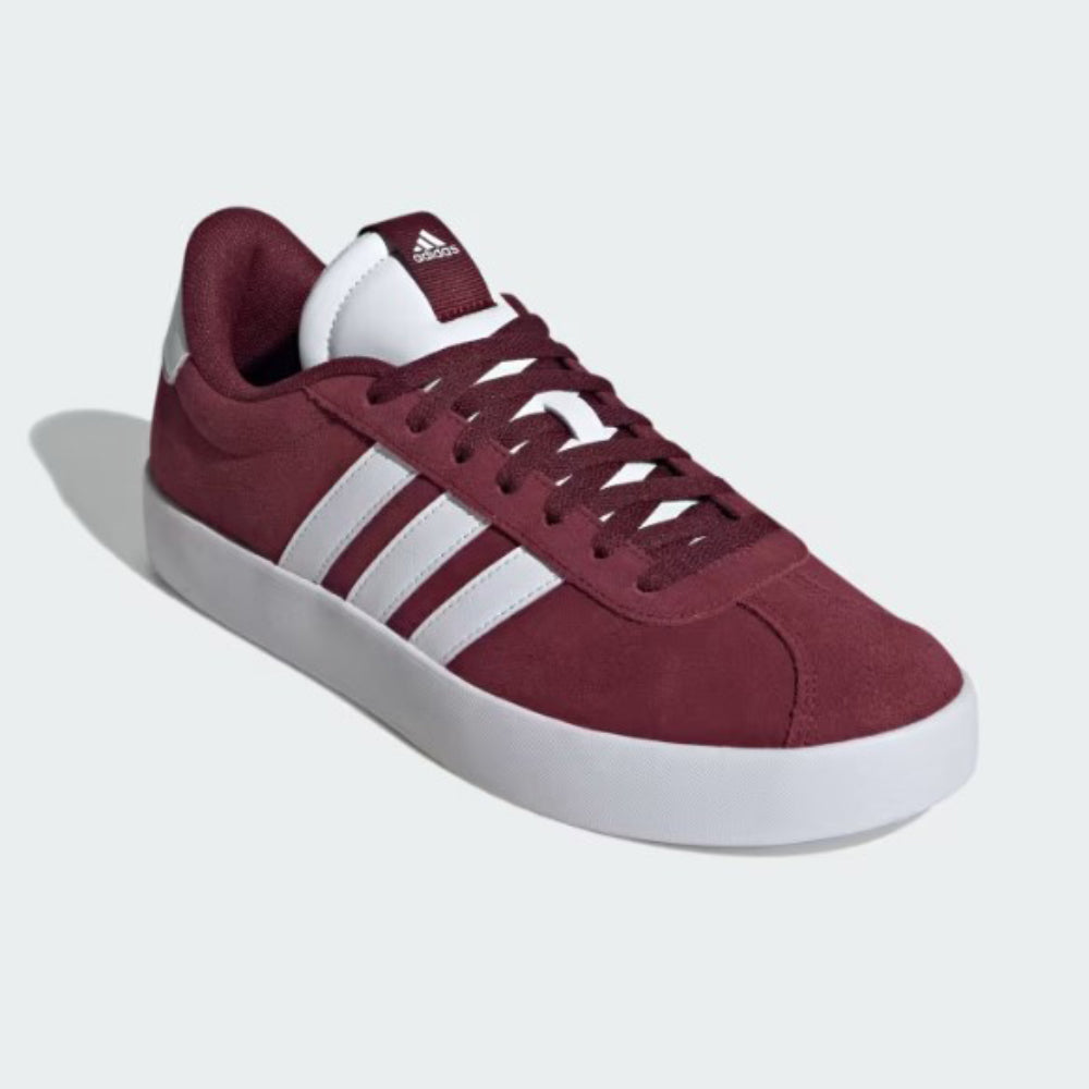 Tenis Casual Para Caballero Adidas VL Court 3.0 Vino Blanco Ab0701