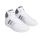 Tenis De Bota Para Dama Adidas Hoops 3.0 Mid Blanco Mora Ab0701