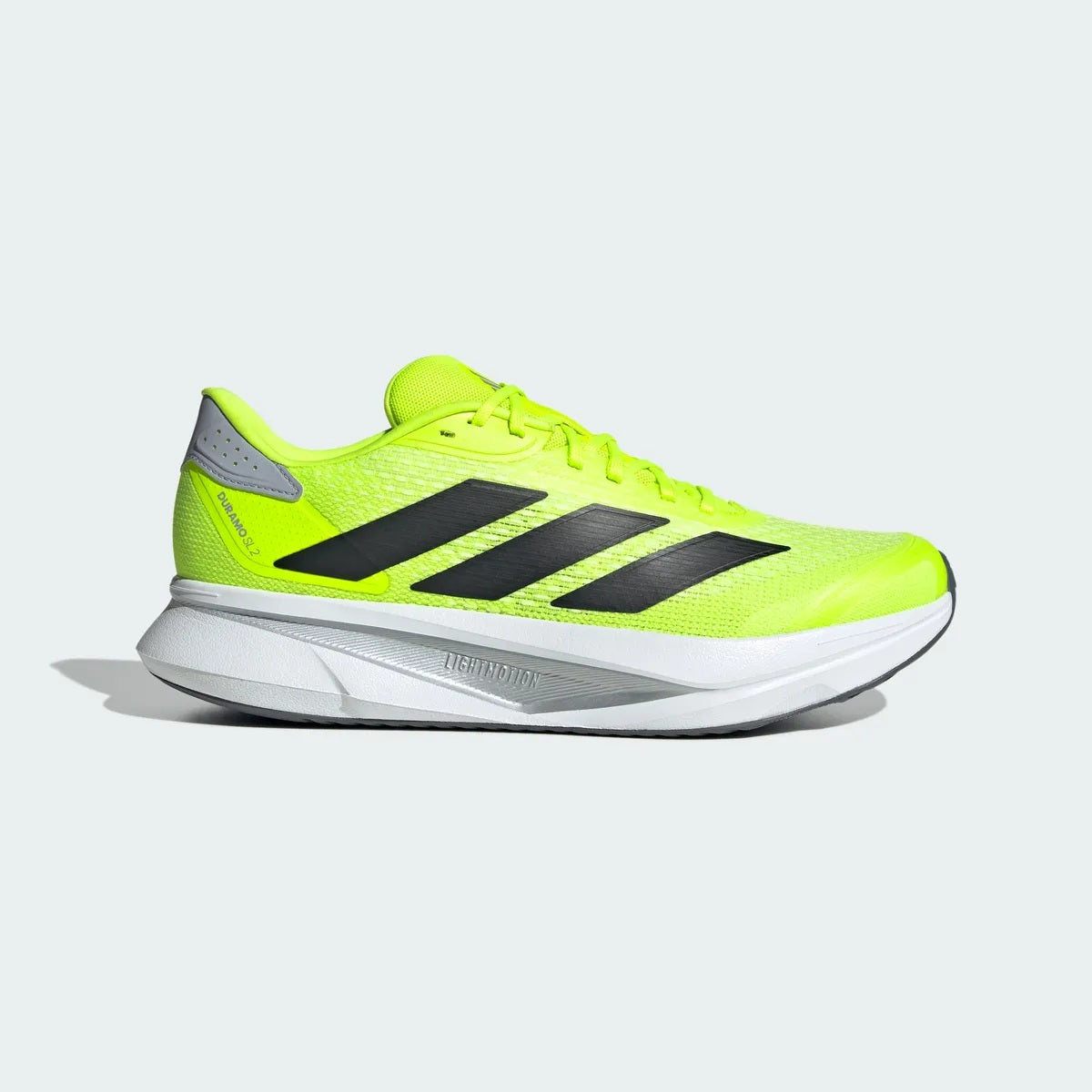 Tenis Deportivo Para Caballero Adidas Duramo SL 2 Limon Negro Ab0701
