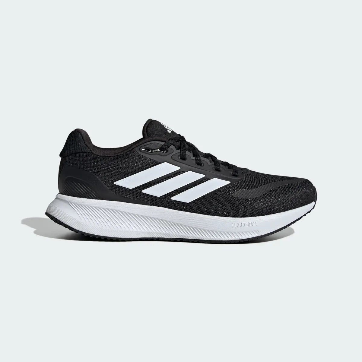 Tenis Deportivo Para Caballero Adidas Runfalcon 5 Negro Blanco Ab0701