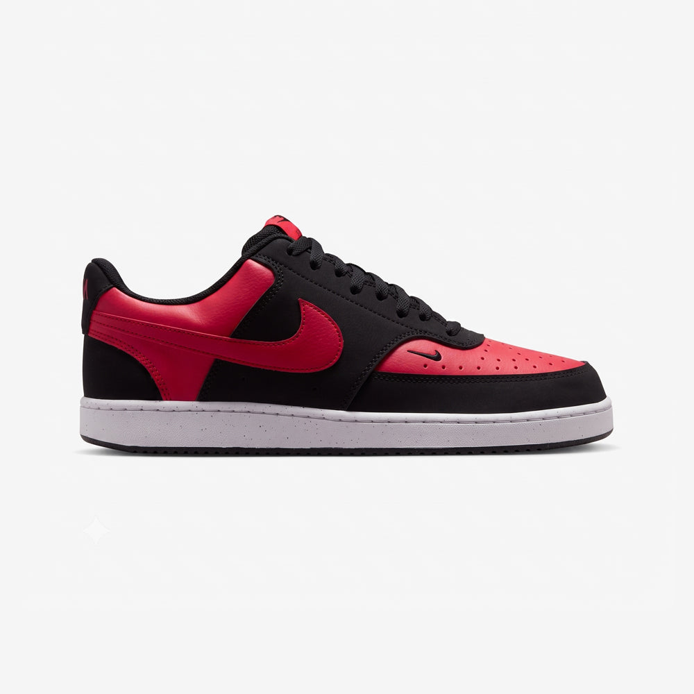 Tenis Casual Para Caballero Nike Court Vision Rojo Negro Ab0701