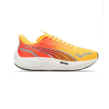 Tenis Deportivo Para Caballero Puma Velocity NITRO 3 Anaranjado Blanco Ab0701