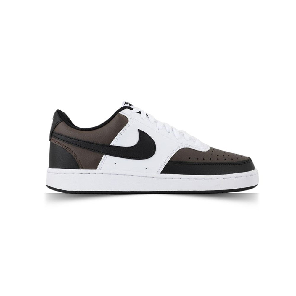 Tenis Casual Para Caballero Nike Court Vision Lo Negro Blanco Marron Ab0701