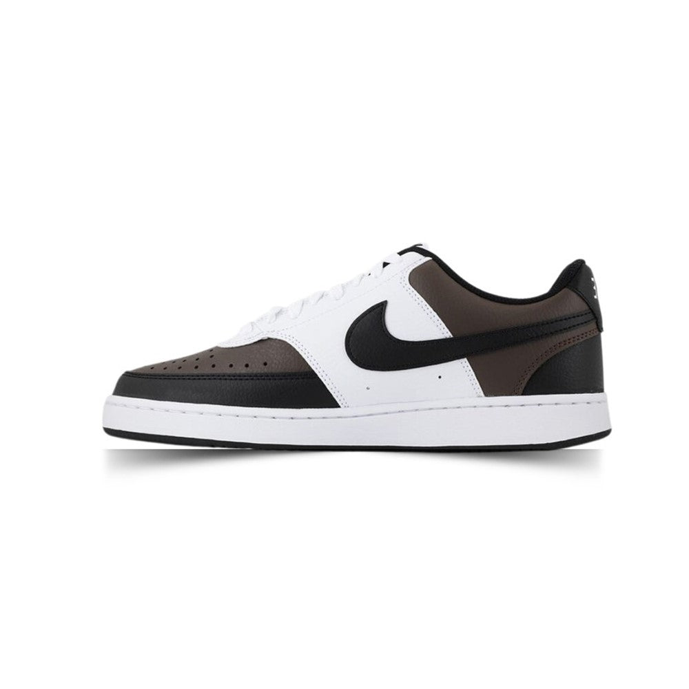 Tenis Casual Para Caballero Nike Court Vision Lo Negro Blanco Marron Ab0701