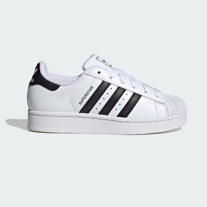 Tenis Casual Para Dama Adidas Superstar II Blanco Negro Ab0701