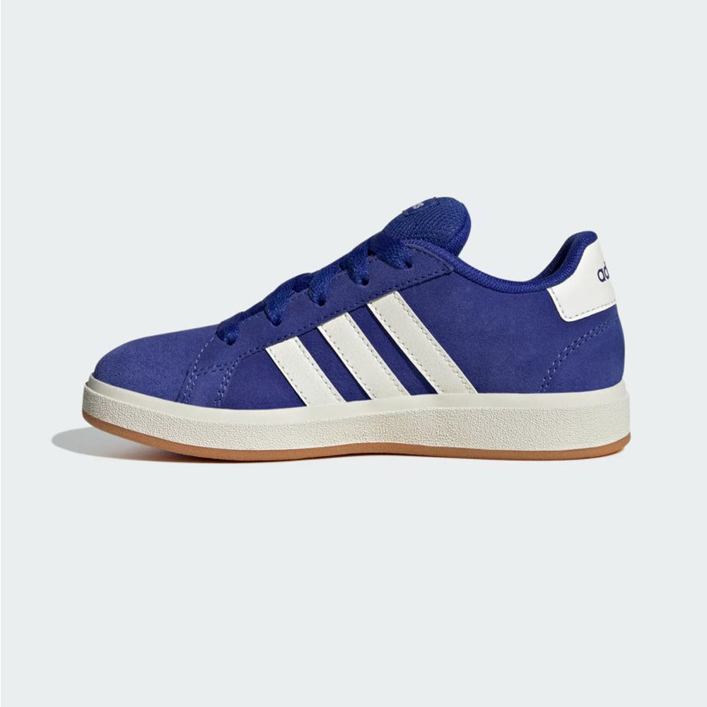 Tenis Casual Para Dama Adidas Grand Court Base Rey Blanco Ab0701