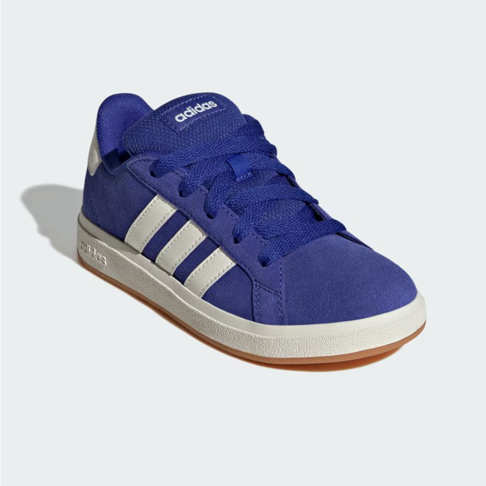 Tenis Casual Para Dama Adidas Grand Court Base Rey Blanco Ab0701