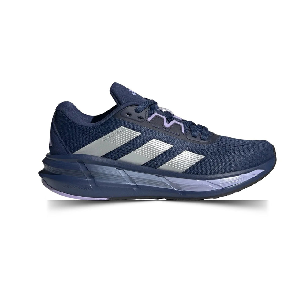 Tenis Deportivo Para Dama Adidas Questar Indigo Metalico Purpura Ab0701