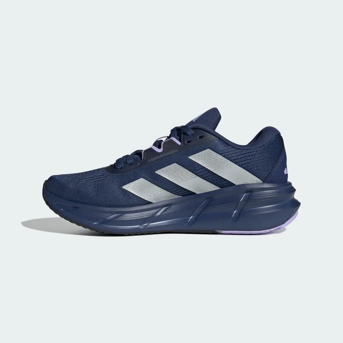 Tenis Deportivo Para Dama Adidas Questar Indigo Metalico Purpura Ab0701