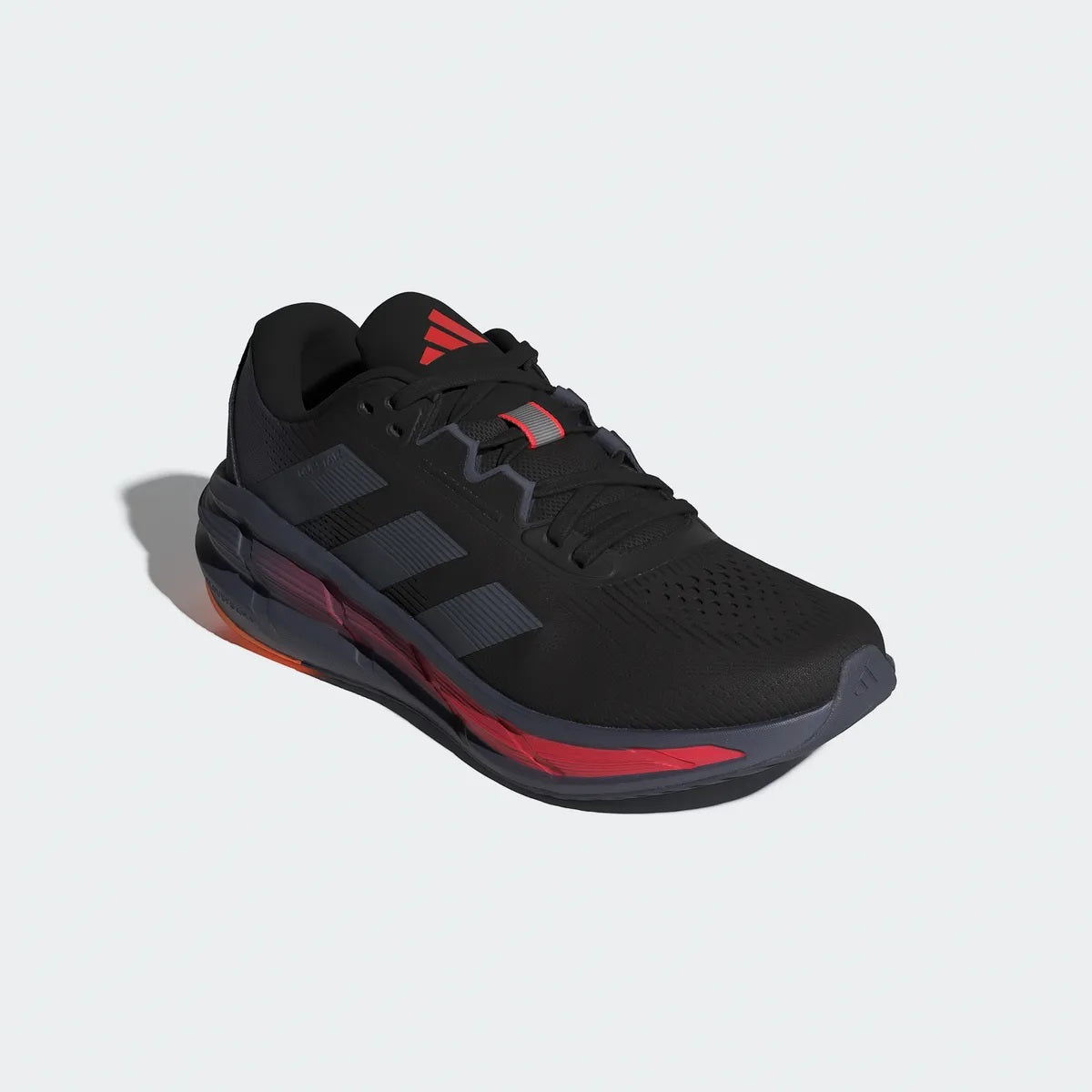 Tenis Deportivo Para Caballero Adidas Questar 3 Negro Gris Rojo Ab0701