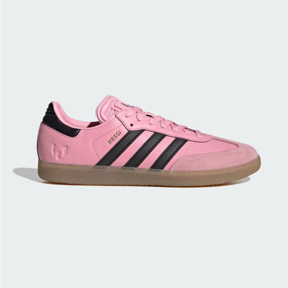Tenis Casual Para Dama Adidas Samba Messi Rosa Negro Ab0701