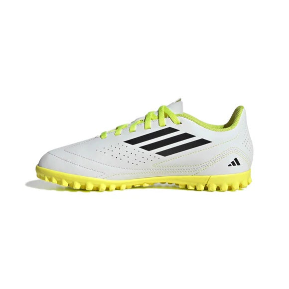 Tenis De Futbol Para Dama Joven Adidas Deportivo III Blanco Limon Ab0701
