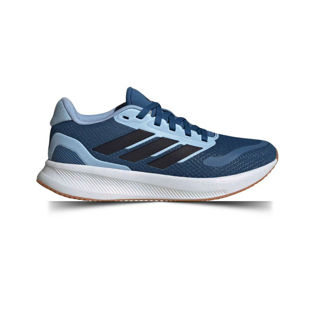 Tenis Deportivo Para Dama Adidas Runfalcon 5 Azul Marino Cielo Ab0701