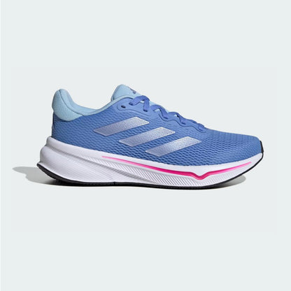 Tenis Deportivo Para Dama Adidas Response Azul Metalico Rosa Ab0701