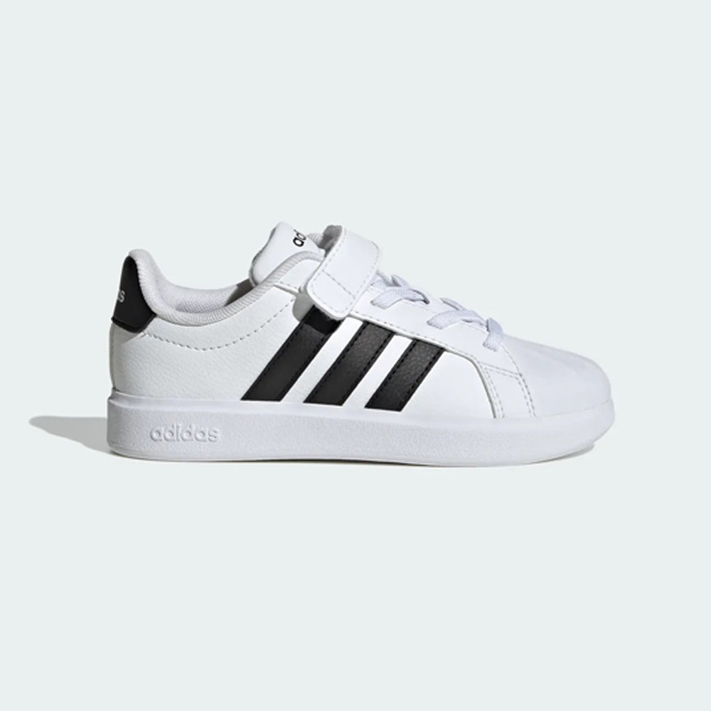 Tenis Casual Para Niño Adidas Street Talk Blanco Negro Ab0701
