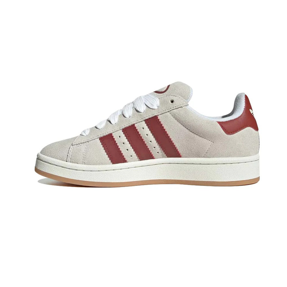 Tenis Casual Para Dama Adidas Campus Blanco Rubi Ab0701