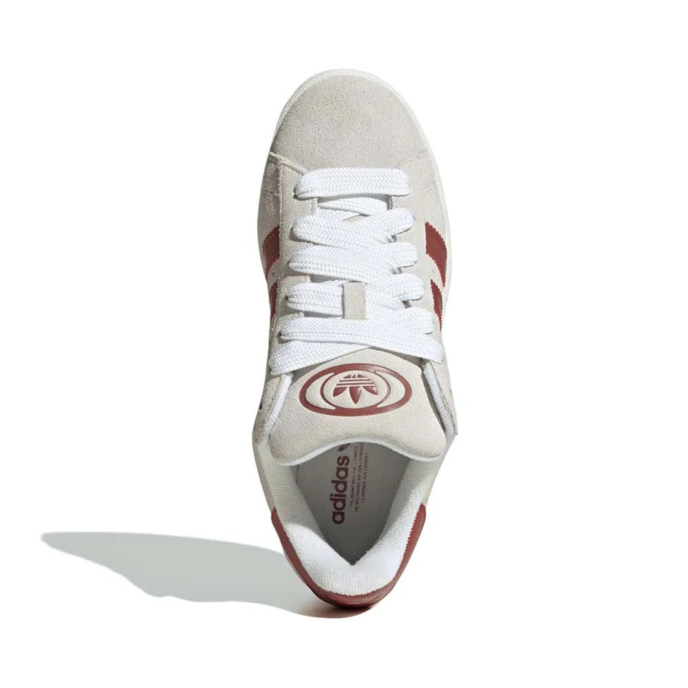 Tenis Casual Para Dama Adidas Campus Blanco Rubi Ab0701