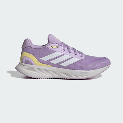 Tenis Deportivo Para Dama Adidas Runfalcon 5 Lila Blanco Ab0701
