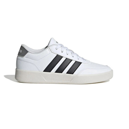 Tenis Casual Para Dama Adidas Breaknet 3.0 Blanco Negro Plata Ab0701
