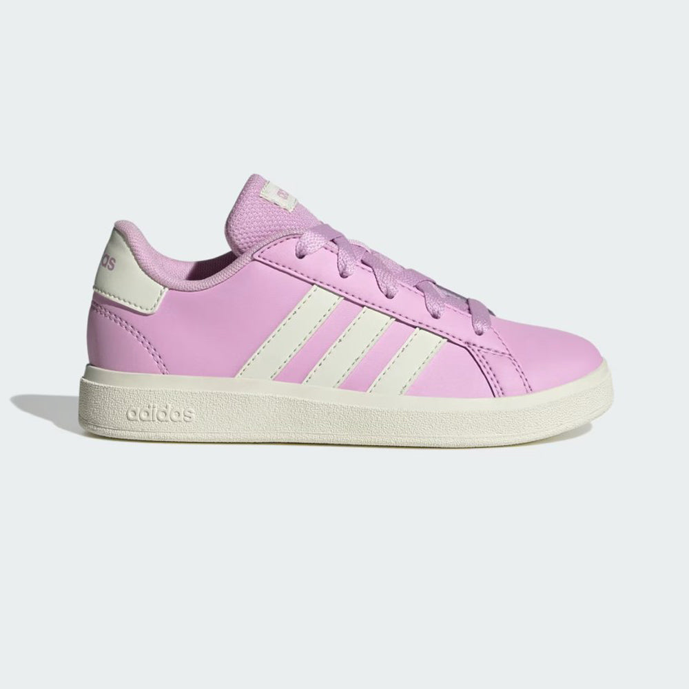 Tenis Casual Para Dama Adidas Grand Court Lila Marfil Ab0701