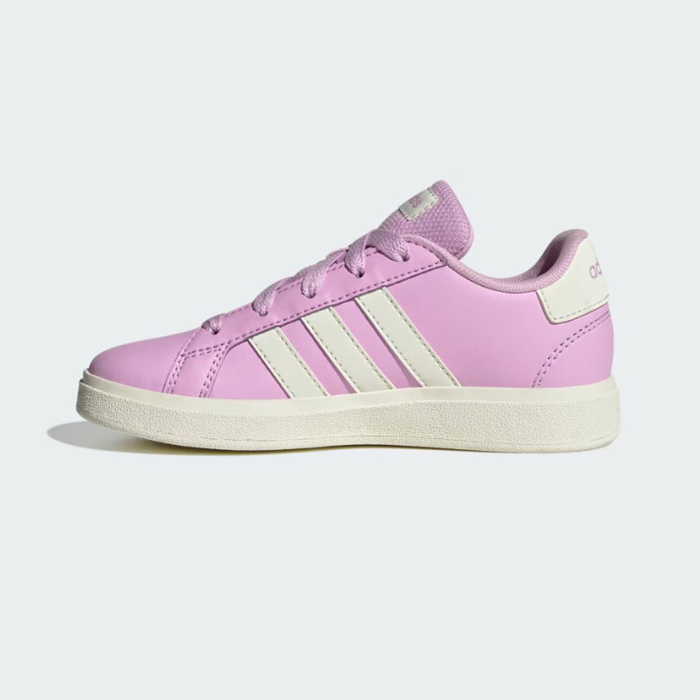 Tenis Casual Para Dama Adidas Grand Court Lila Marfil Ab0701