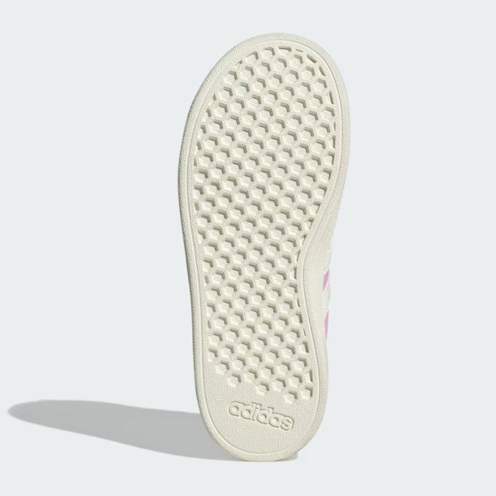 Tenis Casual Para Dama Adidas Grand Court Lila Marfil Ab0701