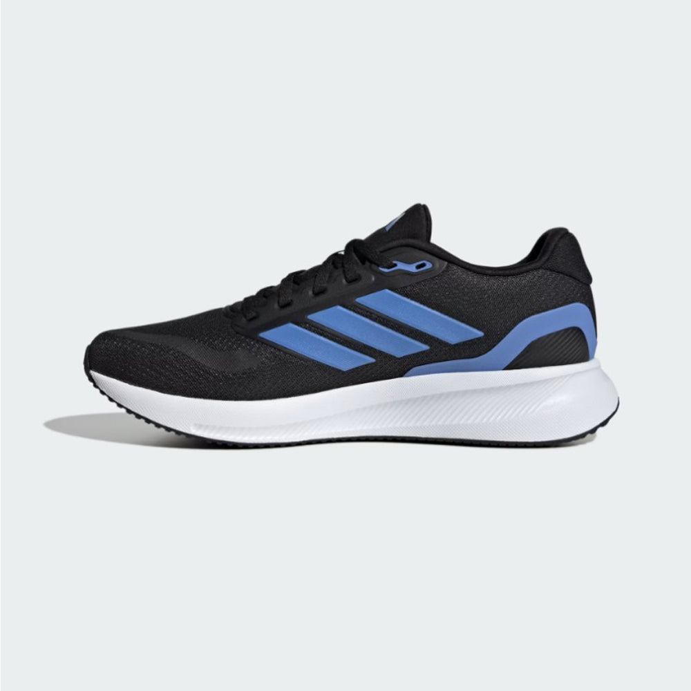 Tenis Deportivo Para Caballero Adidas Runfalcon 5 Negro Azul Ab0701