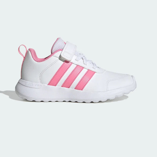 Tenis Deportivo Para Niño Adidas Lifestyle Vl Blanco Rosa Ab0701