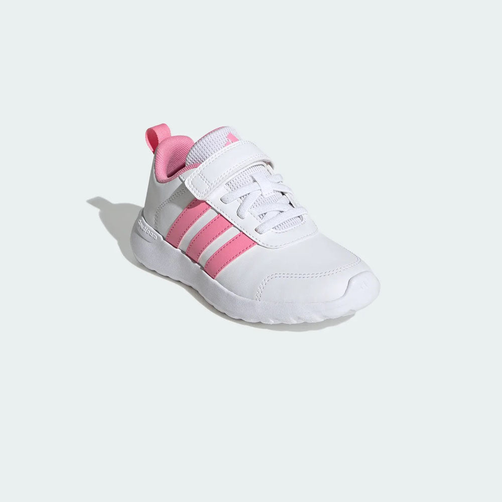 Tenis Deportivo Para Niño Adidas Lifestyle Vl Blanco Rosa Ab0701