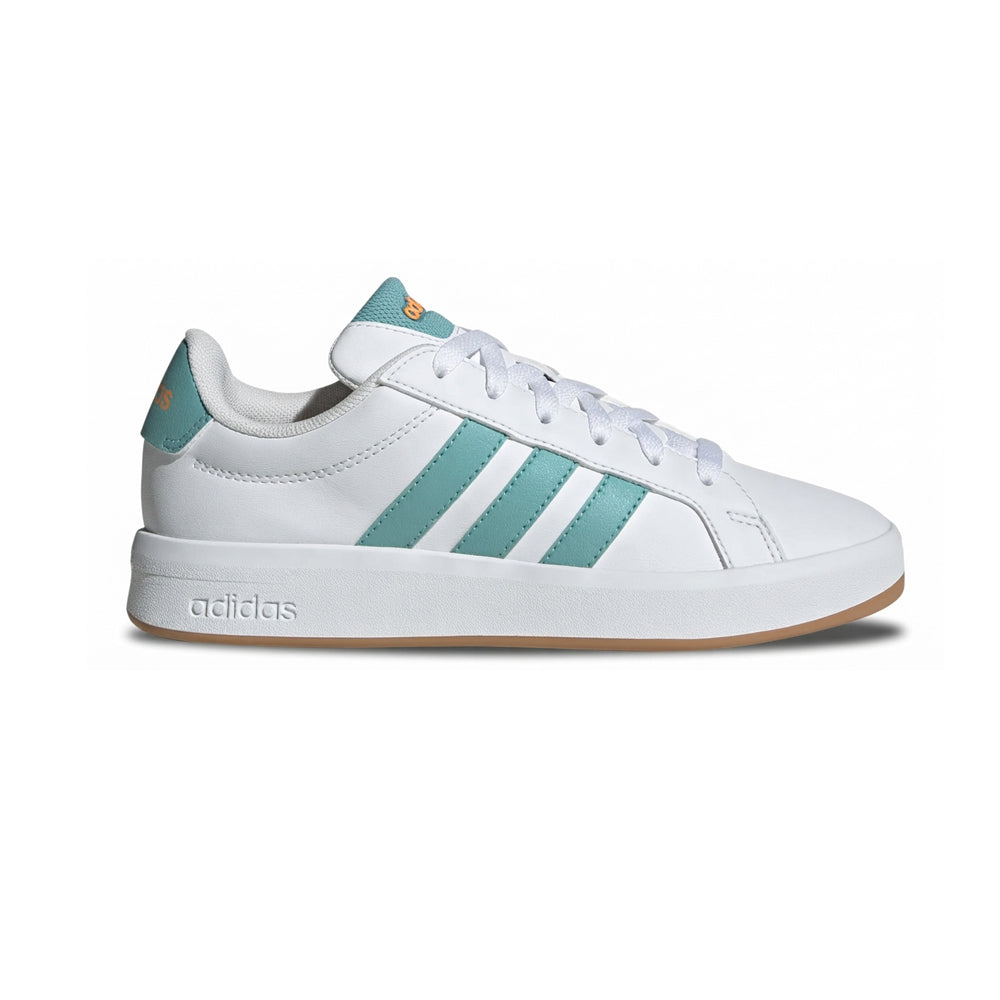 Tenis Casual Para Dama Adidas Grand Court 3.0 Blanco Menta Ab0701