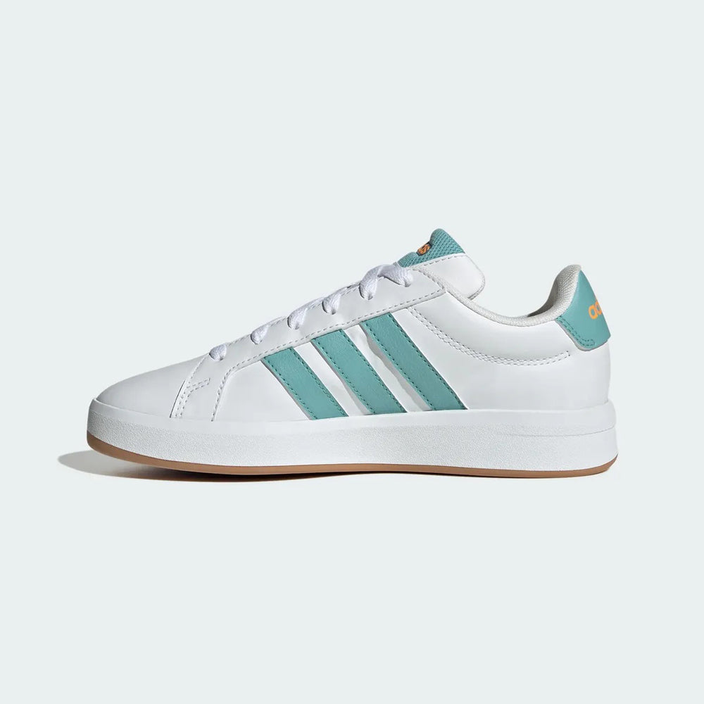 Tenis Casual Para Dama Adidas Grand Court 3.0 Blanco Menta Ab0701