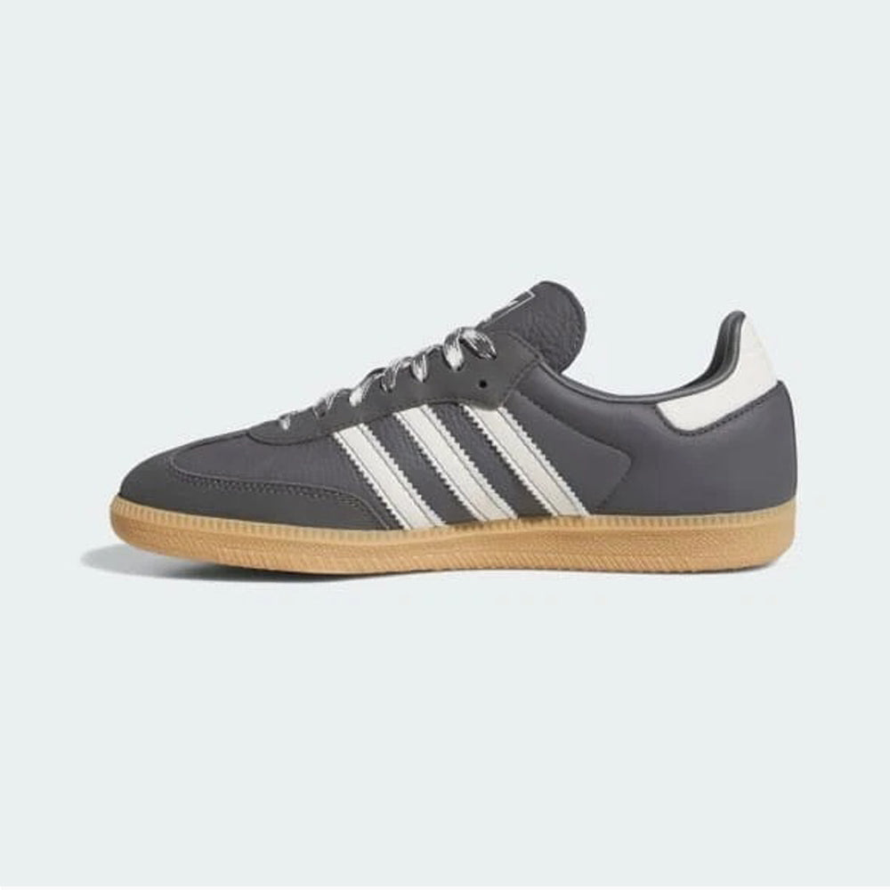 Tenis Casual Para Caballero Adidas Samba OG Gris Blanco Ab0701