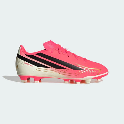 Zapatos De Futbol Para Dama Joven Adidas F50 Hyperfast Rosa Negro Ab0701