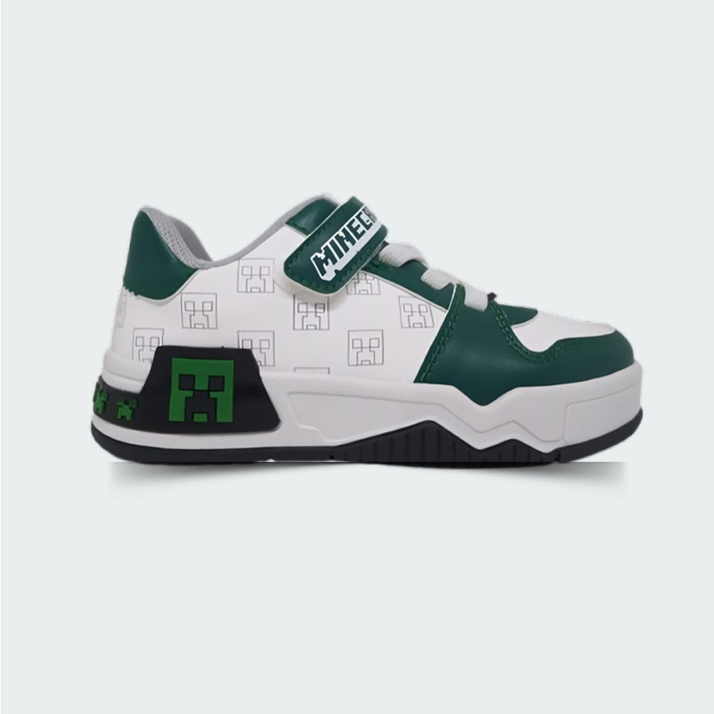 Tenis Casual Para Niño Minecraft MI4131 Verde Ab0701