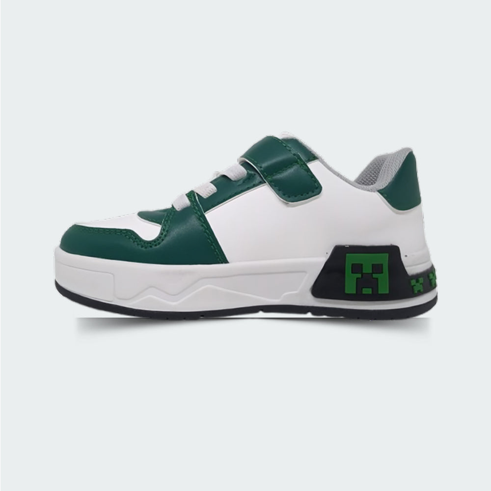 Tenis Casual Para Niño Minecraft MI4131 Verde Ab0701