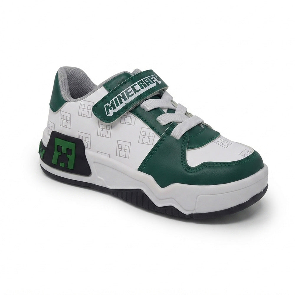 Tenis Casual Para Niño Minecraft MI4131 Verde Ab0701