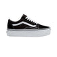 Tenis De Plataforma Para Dama Vans Old Skool Stackform Negro Blanco Ab0701