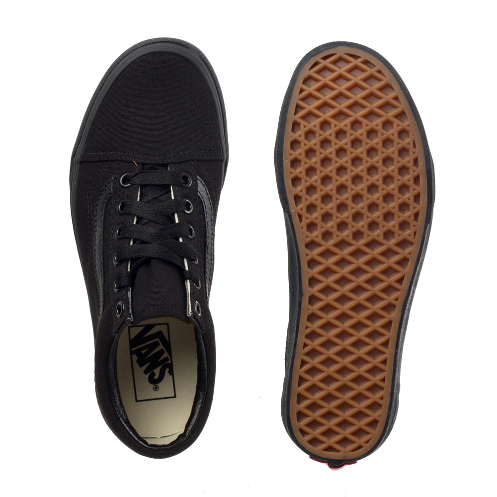 Tenis Casuales Para Caballero Vans Old Skool Negro Ab0701