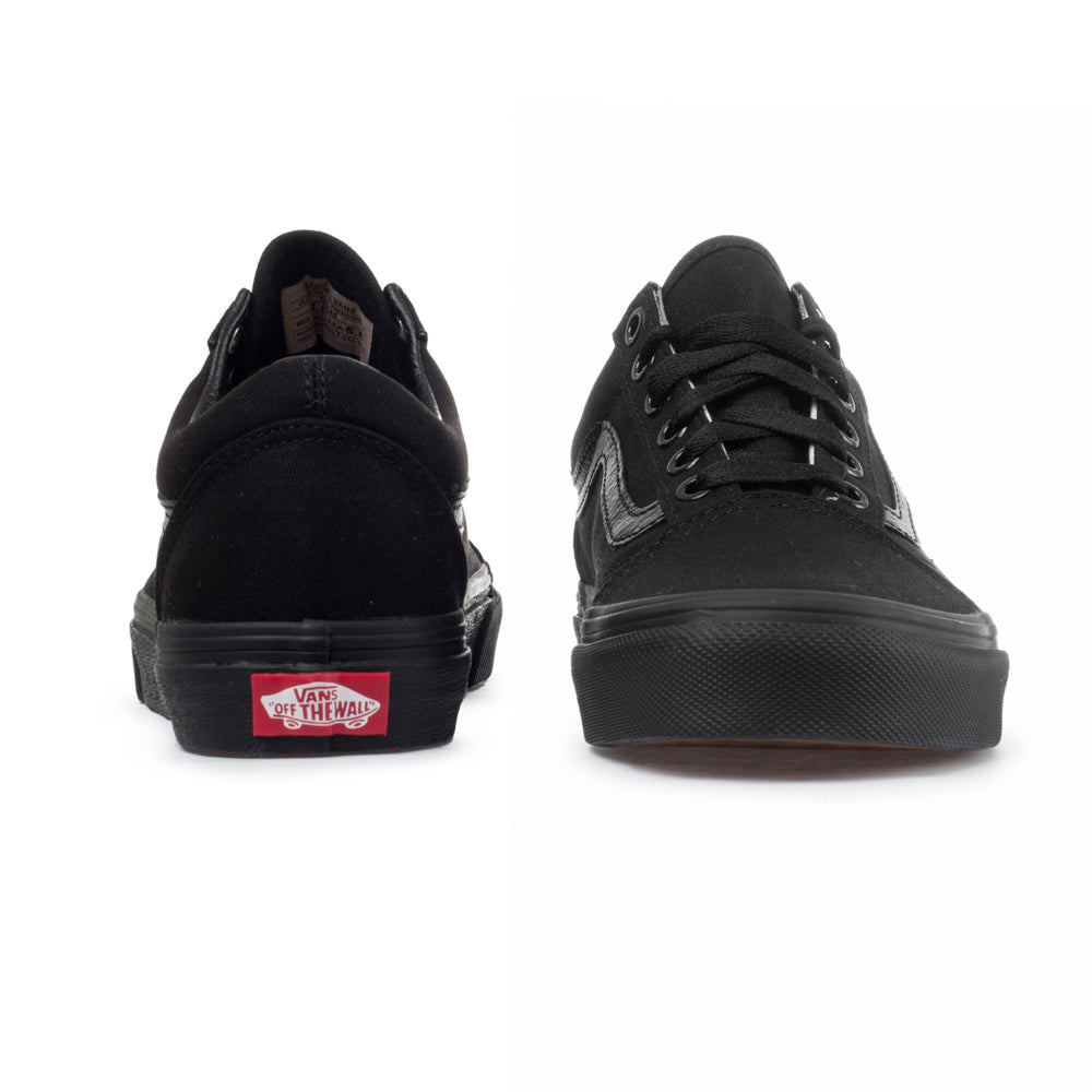 Tenis Casual Unisex Vans Old Skool Canvas Negro Ab0701