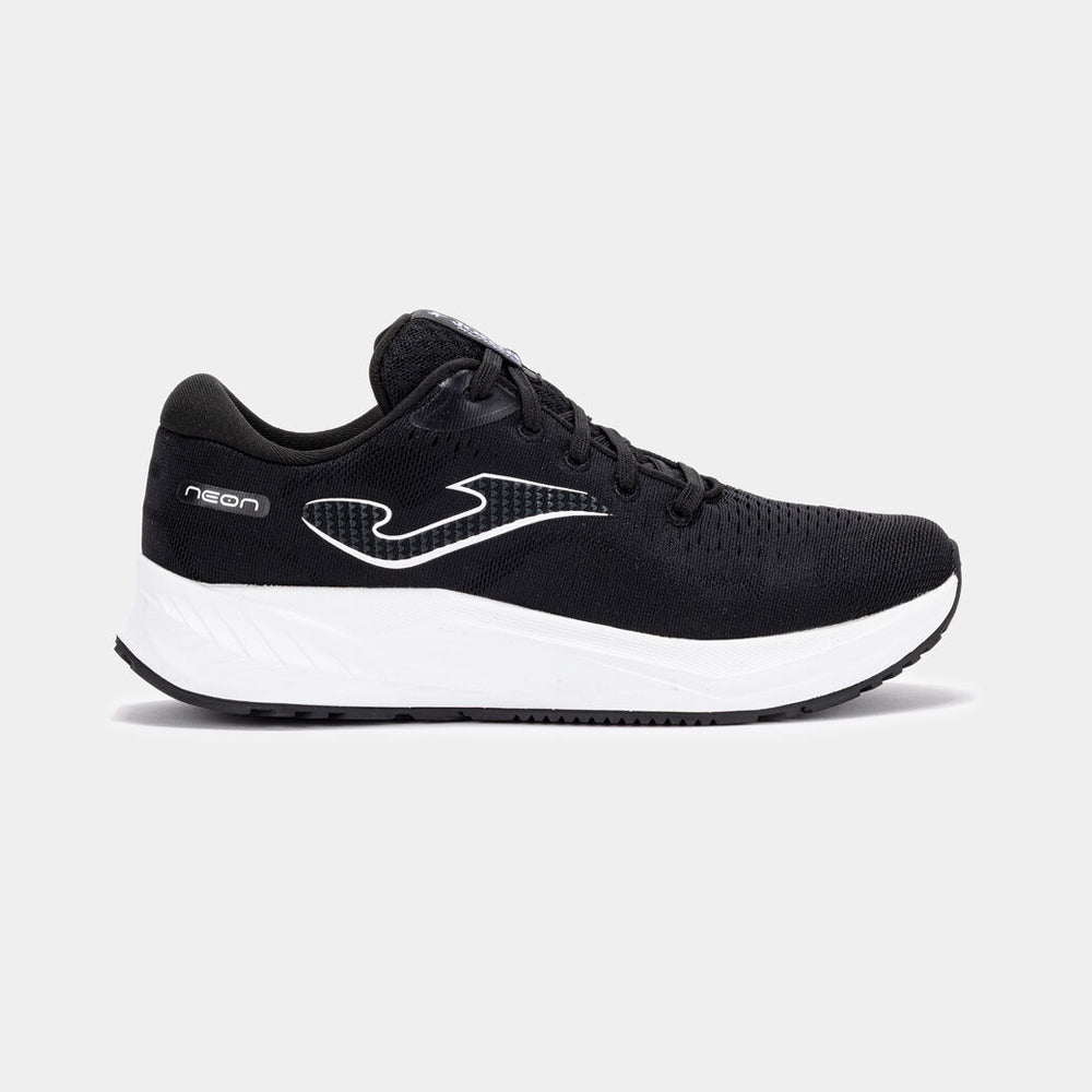 Tenis Deportivo Para Dama Running Neon Lady 26 Negro Blanco Ab0701